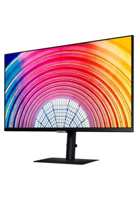 Монітор 27" Samsung S27A600U, Black, WLED, IPS, 2560x1440 (16:9), 5 мс, 60 Гц, 300 кд/м², 1000:1, HDR10, 178°/178°, HDMI/DP, Type-C, 3xUSB 3.0, RJ45, VESA 100x100 мм, AMD FreeSync (LS27A600UUIXCI)