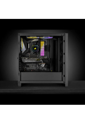 Пам'ять 16Gb DDR4, 3200 MHz, Corsair Vengeance RGB RS, Black, 16-20-20-38, 1.35V, з радіатором (CMG16GX4M1E3200C16)