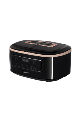 Мультиварка Ardesto DMC-SS1812B, Black, 900W, 2 чаші по 1.5л, 16 програм, LED-дисплей, сенсорне керування, чаші з незалежним налаштуванням програм для кожної чаші, програма «Свій рецепт», книга рецептів