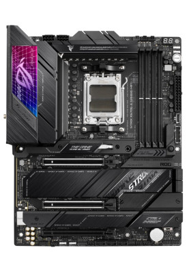 Материнська плата AM5 Asus ROG STRIX X670E-E GAMING WIFI, X670, 4xDDR5, Int.Video (CPU), 4xSATA3, 4xM.2, 2xPCI-E 5.0 16x, 1xPCI-E 4.0 16x, ALC4080, Intel 2.5Gb, WiFi 6, Bluetooth 5.2, 14xUSB3.2/4xUSB2.0, HDMI/DP, ATX