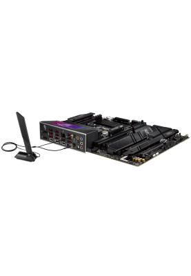 Материнська плата AM5 Asus ROG STRIX X670E-E GAMING WIFI, X670, 4xDDR5, Int.Video (CPU), 4xSATA3, 4xM.2, 2xPCI-E 5.0 16x, 1xPCI-E 4.0 16x, ALC4080, Intel 2.5Gb, WiFi 6, Bluetooth 5.2, 14xUSB3.2/4xUSB2.0, HDMI/DP, ATX