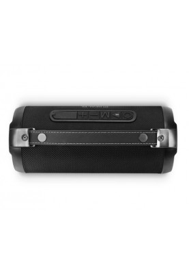 Колонка портативна 1.0 REAL-EL X-709 Black, 10 Вт, пластиковий корпус, Bluetooth, MicroSD/USB, AUX, живлення від акумулятора, 1500мА*ч, керування сверху