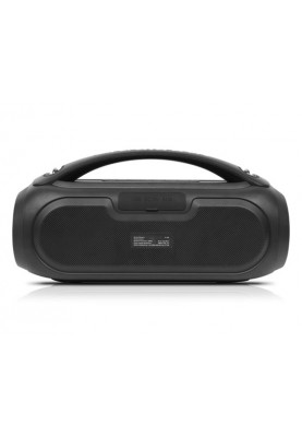 Колонка портативна 2.0 REAL-EL X-745 Black, 2 x 20 Вт, пластиковий корпус, Bluetooth, USB, IPX5, живлення від акумулятора, 3000мА * год, керування зверху