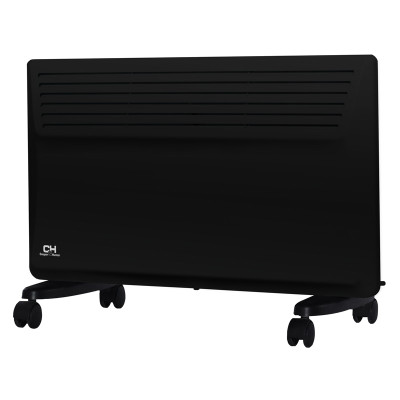 Конвектор Cooper&Hunter СH-1500MD, Black, 1500W, площа обслуговування 20 кв.м, терморегулятор, IP24, керування механічне, установка настінна/підлогова, захист від перегріву, 595х400x107 мм