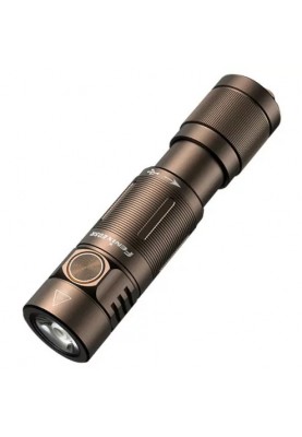 Ліхтар ручний Fenix E05R, Brown, 3-400 лм, до 64 м, ударостійкість 1 м, 4 режими роботи, акумулятор 320 мАг, час роботи 0.95-30 год, IPX68, 24 г