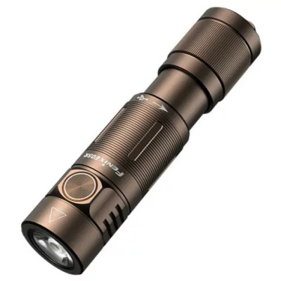 Ліхтар ручний Fenix E05R, Brown, 3-400 лм, до 64 м, ударостійкість 1 м, 4 режими роботи, акумулятор 320 мАг, час роботи 0.95-30 год, IPX68, 24 г