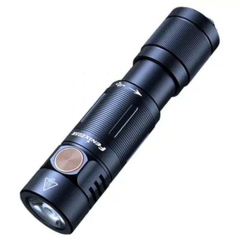 Ліхтар ручний Fenix E05R, Black, 3-400 лм, до 64 м, ударостійкість 1 м, 4 режими роботи, акумулятор 320 мАг, час роботи 0.95-30 год, IPX68, 24 г
