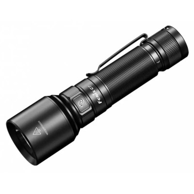 Ліхтар ручний Fenix C7, Black, 30-3000 лм, до 470 м, ударостійкість 1 м, 7 режимів роботи, акумулятор типу 21700, час роботи 0.5-68 год, IP68, 172 г