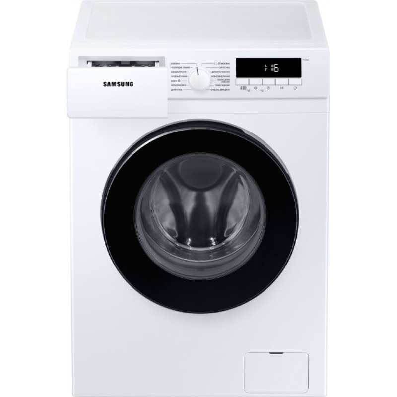 Пральна машина Samsung WW70T3020BW/UA, White, 7кг, фронтальна, вузька, 14 програм, швидкість віджиму 1200 об/хв, дисплей, клас енергоспоживання A+++, 85x59.5x44 см