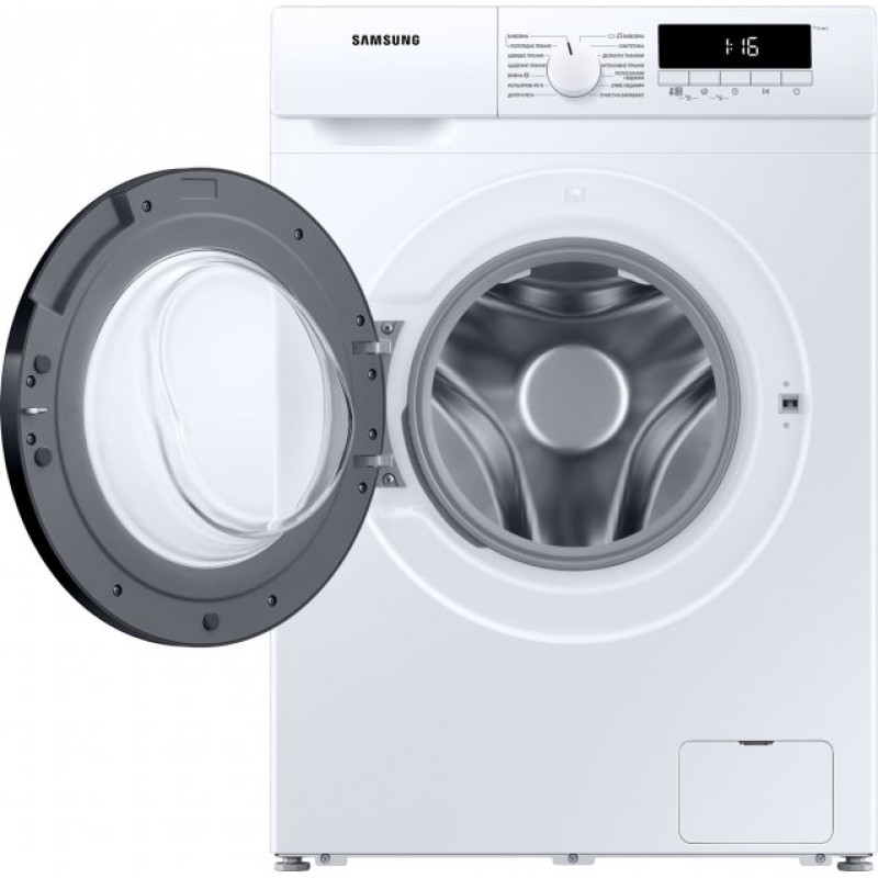 Пральна машина Samsung WW70T3020BW/UA, White, 7кг, фронтальна, вузька, 14 програм, швидкість віджиму 1200 об/хв, дисплей, клас енергоспоживання A+++, 85x59.5x44 см