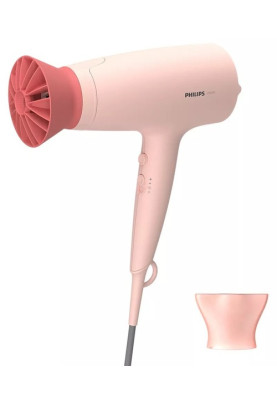 Фен Philips BHD342/10, Pink, 2100W, 6 швидкостей, 6 режимів, концентратор, насадка ThermoProtect