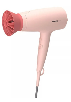 Фен Philips BHD342/10, Pink, 2100W, 6 швидкостей, 6 режимів, концентратор, насадка ThermoProtect