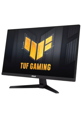 Монітор 23.8" Asus TUF Gaming VG249QM1A, Black, WLED, IPS, 1920x1080 (16:9), 1 мс, 270 Гц, 350 кд/м², 1000:1, 178°/178°, 2x2 Вт, 2xHDMI/DP, VESA 100x100 мм, FreeSync Premium, G-SYNC Compatible, sRGB - 99% (90LM06J0-B02370)
