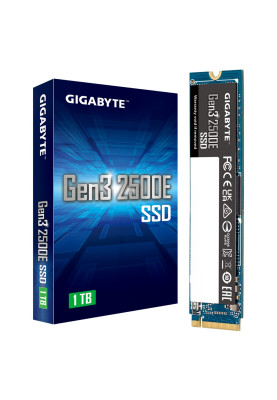 Твердотільний накопичувач M.2 1Tb, Gigabyte 2500E, PCI-E 3.0 x4, 3D TLC, 2400/1800 MB/s (G325E1TB)