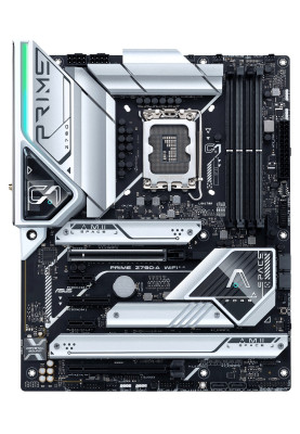 Материнська плата LGA1700, Asus PRIME Z790-A WIFI, Z790, 4xDDR5, Int.Video(CPU), 4xSATA3, 4xM.2, 1xPCI-E 16x 5.0, 1xPCI-E 16x 4.0, 1xPCI-E 4x 4.0, 2xPCI-E 1x 3.0, Realtek S1220A, Intel 2.5Gb, WiFi 6, Bluetooth 5.3, 10xUSB3.2/2xUSB2.0, HDMI/DP, ATX