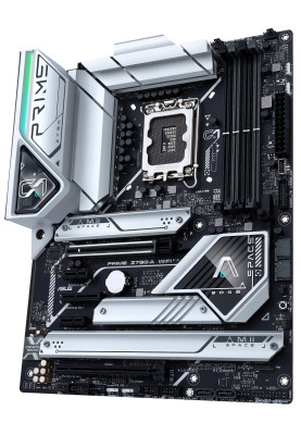 Материнська плата LGA1700, Asus PRIME Z790-A WIFI, Z790, 4xDDR5, Int.Video(CPU), 4xSATA3, 4xM.2, 1xPCI-E 16x 5.0, 1xPCI-E 16x 4.0, 1xPCI-E 4x 4.0, 2xPCI-E 1x 3.0, Realtek S1220A, Intel 2.5Gb, WiFi 6, Bluetooth 5.3, 10xUSB3.2/2xUSB2.0, HDMI/DP, ATX