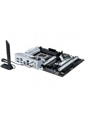 Материнська плата LGA1700, Asus PRIME Z790-A WIFI, Z790, 4xDDR5, Int.Video(CPU), 4xSATA3, 4xM.2, 1xPCI-E 16x 5.0, 1xPCI-E 16x 4.0, 1xPCI-E 4x 4.0, 2xPCI-E 1x 3.0, Realtek S1220A, Intel 2.5Gb, WiFi 6, Bluetooth 5.3, 10xUSB3.2/2xUSB2.0, HDMI/DP, ATX