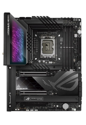 Материнська плата LGA1700, Asus ROG MAXIMUS Z790 HERO, Z790, 4xDDR5, Int.Video(CPU), 6xSATA3, 5xM.2, 2xPCI-E 16x 5.0, 1xPCI-E 16x 4.0, ALC4082 + ES9218, Intel 2.5Gb, WiFi 6, Bluetooth 5.2, 12xUSB3.2/2xUSB2.0, HDMI, ATX