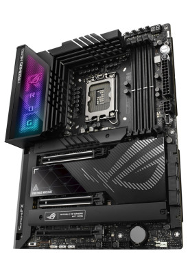 Материнська плата LGA1700, Asus ROG MAXIMUS Z790 HERO, Z790, 4xDDR5, Int.Video(CPU), 6xSATA3, 5xM.2, 2xPCI-E 16x 5.0, 1xPCI-E 16x 4.0, ALC4082 + ES9218, Intel 2.5Gb, WiFi 6, Bluetooth 5.2, 12xUSB3.2/2xUSB2.0, HDMI, ATX