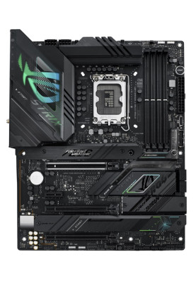 Материнська плата LGA1700, Asus ROG STRIX Z790-F GAMING WIFI, Z790, 4xDDR5, Int.Video(CPU), 4xSATA3, 4xM.2, 1xPCI-E 16x 5.0, 2xPCI-E 16x 4.0, 1xPCI-E 1x 3.0, ALC4080 + SV3H712, Intel 2.5Gb, WiFi 6, Bluetooth 5.3, 10xUSB3.2/6xUSB2.0, HDMI/DP, ATX