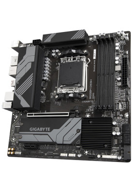 Материнська плата AM5 Gigabyte B650M DS3H, B650, 4xDDR5, Int.Video (CPU), 4xSATA3, 2xM.2, 1xPCI-E 4.0 16x, 1xPCI-E 3.0 1x, Realtek 7.1, Realtek 2.5Gb, 6xUSB3.2/6xUSB2.0, HDMI/2xDP, MicroATX