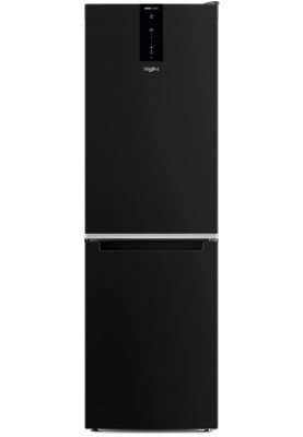 Холодильник Whirlpool W7X 82O K, Black, двокамерний, загальний об'єм 335L, корисний об'єм 231L/104L, дисплей, А++, 191x60x68 см