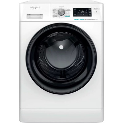 Пральна машина Whirlpool FFB 8248 BV UA White, 8 кг, фронтальна, 13 програм, швидкість віджиму 1200 об/хв, клас енергоспоживання A+++, 84.5x59.5x63 см