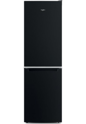 Холодильник Whirlpool W7X 82I K, Black, двокамерний, загальний об'єм 378L, корисний об'єм 231L/104L, No Frost, клас енергоспоживання А++, внутрішній дисплей, 191.2х59.6х67.8 см