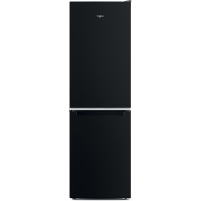 Холодильник Whirlpool W7X 82I K, Black, двокамерний, загальний об'єм 378L, корисний об'єм 231L/104L, No Frost, клас енергоспоживання А++, внутрішній дисплей, 191.2х59.6х67.8 см