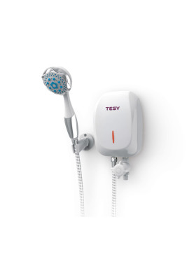 Водонагрівач проточний TESY IWH 50 X02 BA H, White, 3000W, механічне керування, IPX4, захист від включення без води, захист від перегріву