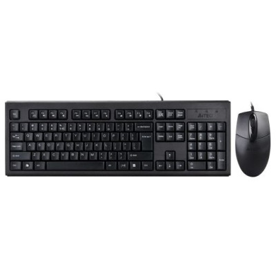 Комплект A4Tech KR-8372S, Black, дротовий, USB (KR-83+OP-720S)