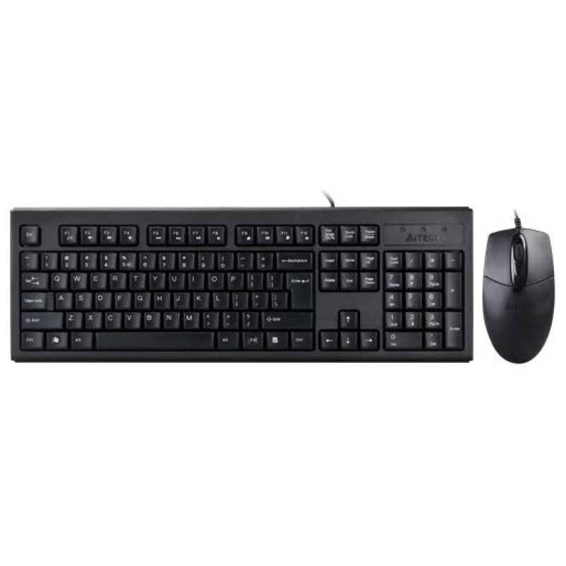 Комплект A4Tech KR-8372S, Black, дротовий, USB (KR-83+OP-720S)