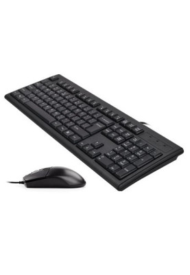 Комплект A4Tech KR-8372S, Black, дротовий, USB (KR-83+OP-720S)