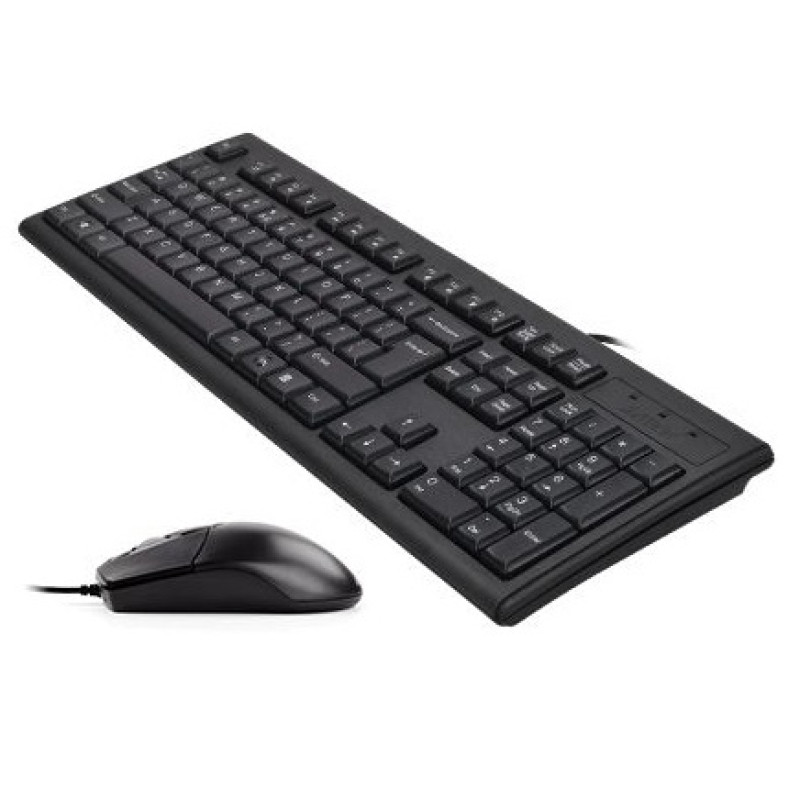 Комплект A4Tech KR-8372S, Black, дротовий, USB (KR-83+OP-720S)