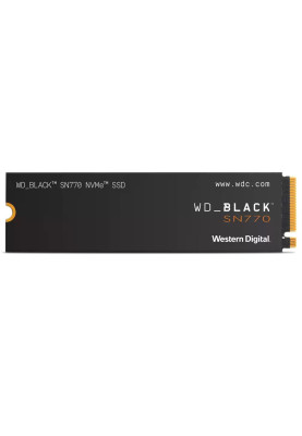 Твердотільний накопичувач SSD 2Tb, Western Digital Black SN770, PCI-E 4.0 x4, M.2 2280, 3D TLC, 5150/4850 МБ/с (WDS200T3X0E)