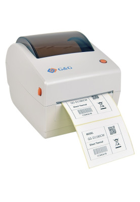 Термопринтер G&G D1180CW, White, WiFi, Bluetooth, USB