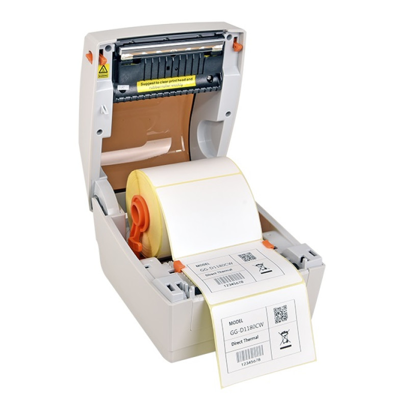 Термопринтер G&G D1180CW, White, WiFi, Bluetooth, USB