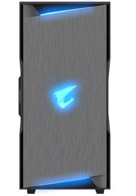 Корпус Gigabyte AORUS C300 GLASS Black, Mid Tower, без БЖ, для ATX / Micro ATX / Mini ITX, 1xHDMI, 2xUSB 3.0, 1xType-C, 2x120 мм Fan, бічна панель із загартованого скла (GB-AC300G)