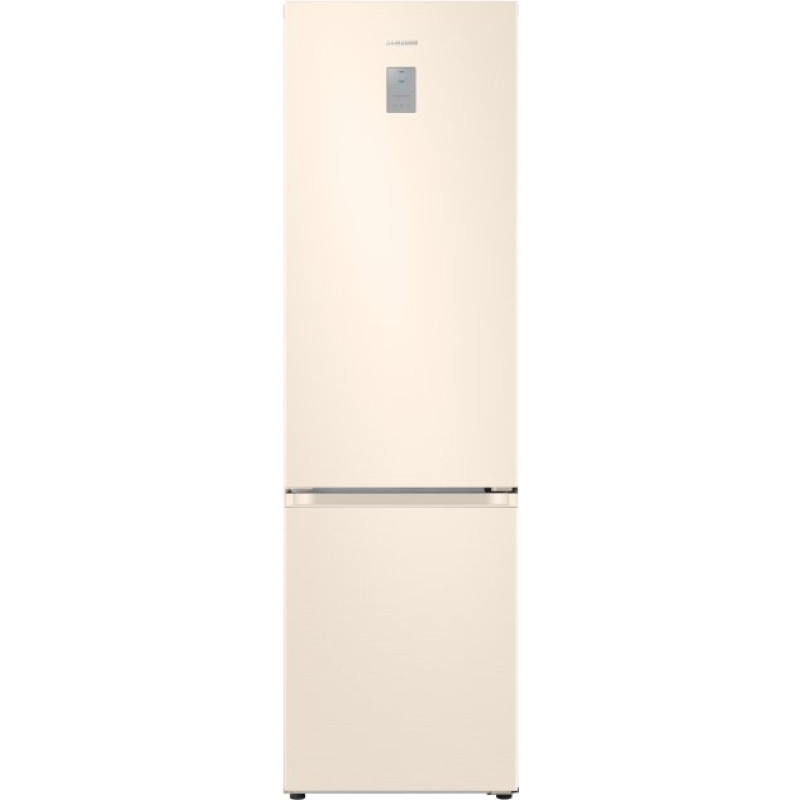 Холодильник Samsung RB38T676FEL/UA, Beige, двокамерний, загальний об'єм 400L, корисний об'єм 273L/112L, No Frost, клас енергоспоживання А+, зовнішній дисплей, 203x59.5x65.8 см