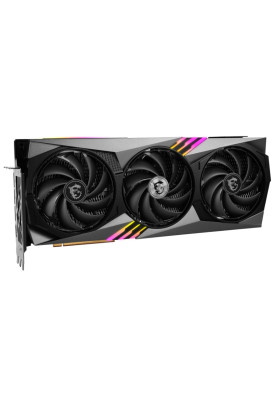Відеокарта GeForce RTX 4080, MSI, GAMING X TRIO, 16Gb GDDR6X, 256-bit, HDMI/3xDP, 2610/22400 MHz, 16-pin (RTX 4080 16GB GAMING X TRIO)