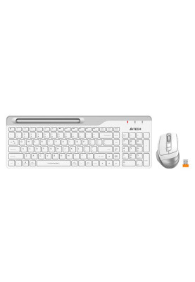 Комплект A4Tech Fstyler FB2535C, Icy White, клавіатура+миша, USB