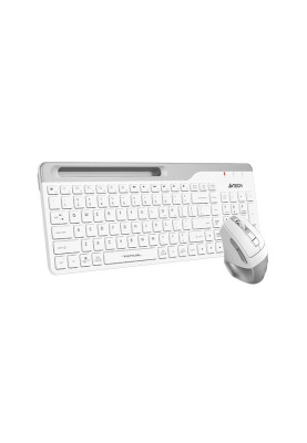 Комплект A4Tech Fstyler FB2535C, Icy White, клавіатура+миша, USB