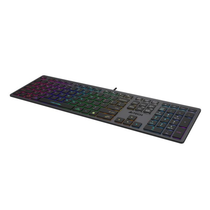 Клавіатура A4tech FX60H Grey Neon backlit, Fstyler keyboard, USB