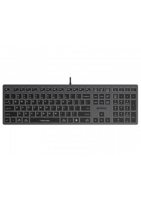 Клавіатура A4tech FX60 Grey White backlit, Fstyler keyboard, USB
