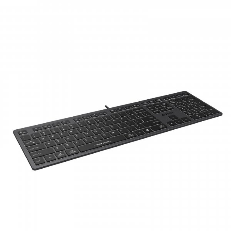 Клавіатура A4tech FX60H Grey White backlit, Fstyler keyboard, USB