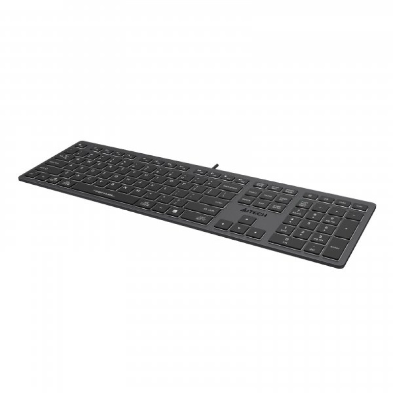 Клавіатура A4tech FX60H Grey White backlit, Fstyler keyboard, USB