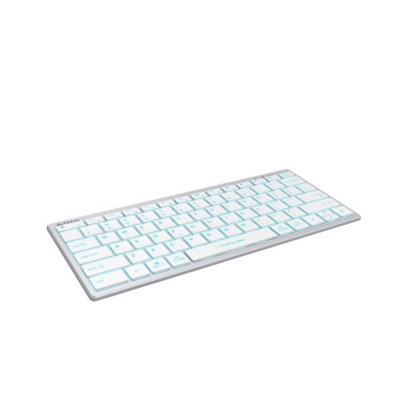 Клавіатура A4tech FX61 White, Fstyler keyboard, USB, блакитне підсвічування