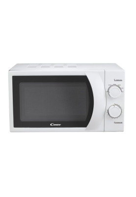 Мікрохвильова піч Candy CPMW2070M, White, 700W, 20 л, звичайна (соло), 6 рівнів потужності, поворотні пермикачі