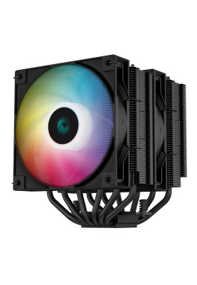 Кулер для процесора Deepcool AG620 BK ARGB, Black, алюміній, 2x120 мм, для Intel 115x/1200/1700, AMD AMx/FMx