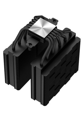 Кулер для процесора Deepcool AG620 BK ARGB, Black, алюміній, 2x120 мм, для Intel 115x/1200/1700, AMD AMx/FMx